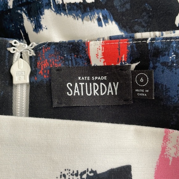 KATE SPADE SATURDAY ATMOSPHERE PRINT SPLATTER PAINT DRESS - Picture 3 of 6